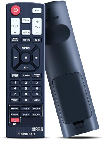 CLVIZCXOM AKB73575401 = AKB73575402 = AKB73575421 Remote Control Replacement for LG Sound Bar NB2520A NB3520A NB2430A NB2530A NB3530A NB3531A NB4530A