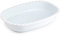 Tradineur - Pack de 3 bandejas frigoríficas ovaladas de Almacenamiento con Rejilla, plástico, Reutilizable, descongelar Alimentos, Fabricado en España - 32 x 21,5 x 6 cm - Blanco