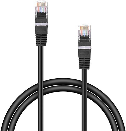Speedlink Netzwerkkabel Ethernet LAN STP Basic (CAT 5e auf CAT 5e, RJ45-Anschluss, 5m) schwarz