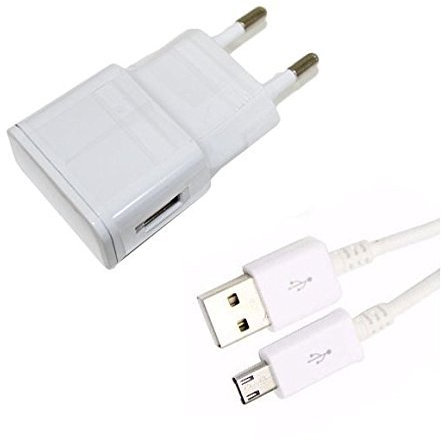 Theoutlettablet® Cargador de Pared USB con Cable Micro USB - Wall Charger para ebook Bq Cervantes 4
