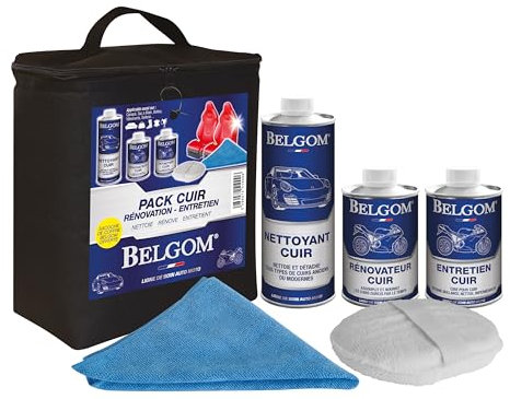 BELGOM 25.1000 Pack Cuir Rénovation Entretien
