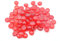ARSUK Decorative Glass Pebbles Stones Beads Rounded Gems Flat Marble, Vase Filler, Fire Artificial Crystal Gemstones for Aquarium, Mosaic Tiles Vases Craft, Garden Flowerpot (180Pcs-White)