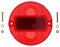 MZA-Fahrzeugelektrik SET Rücklichtkappe f. BSL + BSKL, ø 100mm, rot - inkl. 2 Schrauben, Dichtscheiben und U-Scheiben