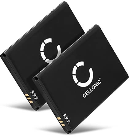 CELLONIC, Battery for Router & mobile hotspots compatible with Huawei E5330, E5372, E5377 (1700mAh, 3.7V) 2x Replacement battery HB5F2H, HB554666RAW