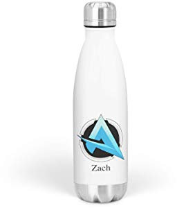 SmartyPants Personalised Ali A Inspired Waterbottle- Children Gamers Thermo Vloggers Aluminium Durable Insulated Fashionable Lightweight Product Quality Ensured (Aluminium)