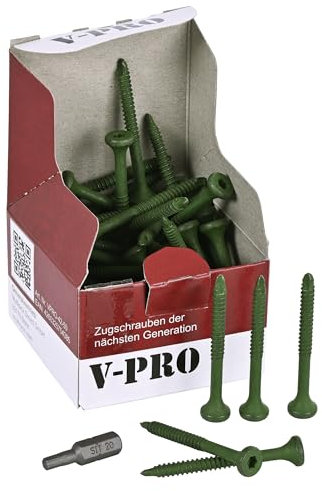 MULTIPICK Zugschraube Schlüsseldienst - [4.2 x 48 mm] Ziehschraube Türöffnung - Zylinder Zieher Schrauben Set - Schloss Schraube Türzylinder - Zugschrauben Glocke - 50 Stück