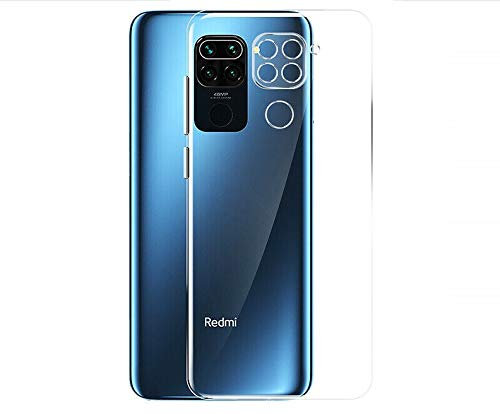 Captor Cover Trasparente per Xiaomi Redmi Note 9 / Redmi 10X 4G, Custodia TPU in Silicone Flessibile Morbida e Sottile, Protezione Full Body con Bordo Rialzato per Schermo e Fotocamera