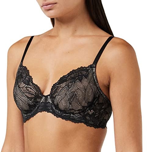 Calvin Klein Women Unlined FC Bra with Underwire, Black (Black), 30B