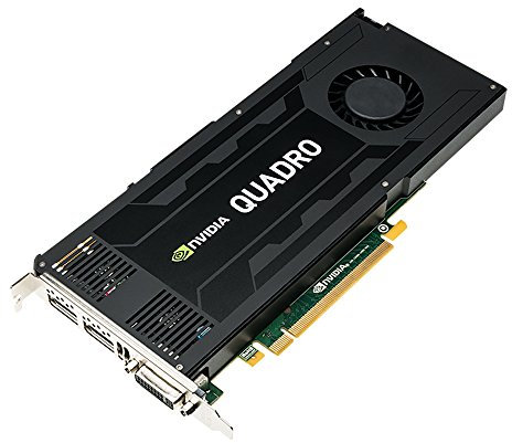 PNY NVIDIA QUADRO K4200 Carte graphique professionnelle 4 Go GDDR5 PCI-Express 2 x DP + DVI + stéréo (VCQK4200-PB) (reconditionnée)