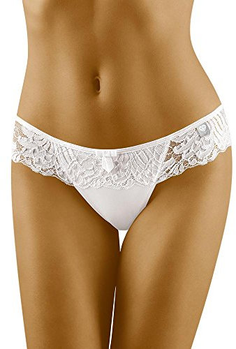 Wolbar Damen Slip 3503 Limited Edition Diamant, Weiß,M