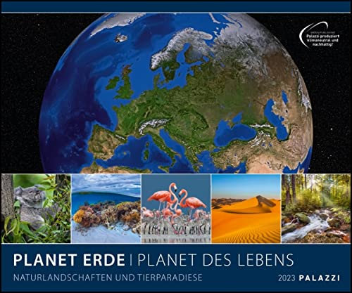 DUMONT Planet Erde - Kalender 2023 - Palazzi-Verlag - Wandkalender mit aufregenden Landschaften - 60 cm x 50 cm
