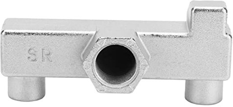 6-Wege-Anschlussblock, Luftkompressor-Verteiler mit Gewinde G1/4 G1/2, hohe Effizienz