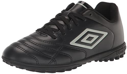 Umbro Classico Xi Tf Jr. Soccer Turf Shoe, Black/Grey, 1 UK Child