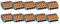 Vasalat WAGO 222 Klemme 5adrig bis 4mm² Set Verbindungsklemmen, grau/orange