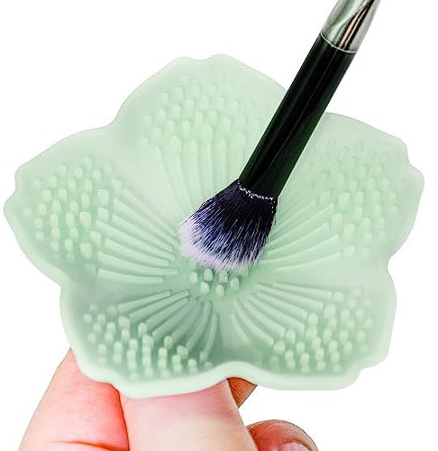 Silikon Make up Pinsel Reinigungsmatte, Tragbare Reinigungspad für Kosmetikpinsel Zur Schnellen Reinigung Aller Arten Von Make-up Pinseln.
