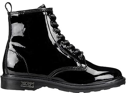 CULT Anfibio nero in vernice con lacci - 35