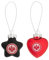Eintracht Frankfurt Christbaumschmuck Weihnachtsschmuck 4er Set glänzend