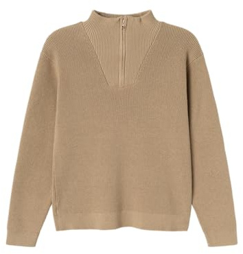 Name IT Jungen Nkmnesolle Knit Noos Pullover, Weathered Teak, 134-140 EU
