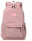 CUURODY Zaino Uomo Grande Ragazzo Zaini da Scuola 15.6 Pollici Portatile Zaino Porta PC Impermeabile Nylon Business Laptop Zainetto per Università Lavoro Viaggio Rosa