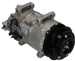 BOSCH A/C Kompressor für Klimaanlage Klimakompressor mit ID: 6SEU12C Kältemittel: R134a PAG 46 mit 110mm Riemenscheibe 5-Rillen Kompatibel mit MERCEDES-BENZ A-Klasse W169 A0012303511 A0012309011