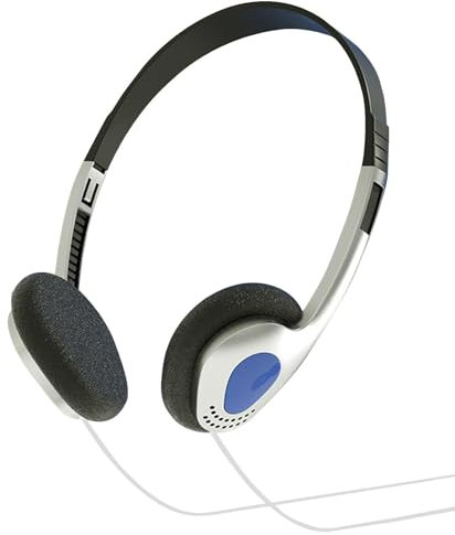 Retro Headphones | Wired Over Ear Headphones | Retro Over-Ear Headphone | Lightweight School Office Stereo Headphones | Vintage Feelings Underwire Headphone | Earphone For Walkman