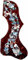 Akustikgitarre Pickguard Anti-Kratzplatte Eingelegte Abalone-Blume Selbstklebend für Kolibri Akustikgitarre (A)