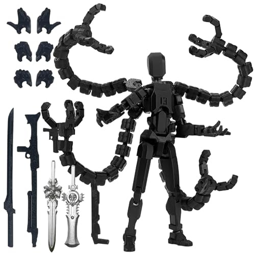 T13 Already Assembled Action Figure Accessories,T13 Multi-Jointed Movable,for Collectors Desktop Decorations t-13 Movability 3D Printed Toys