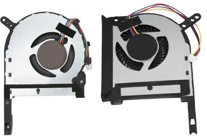 CPU GPU Cooling Fan Good Heat Dissipation Laptop Cooling Fan for ASUS TUF Gaming FX505DU FX505DY FX505DD (CPU and GPU Fan)