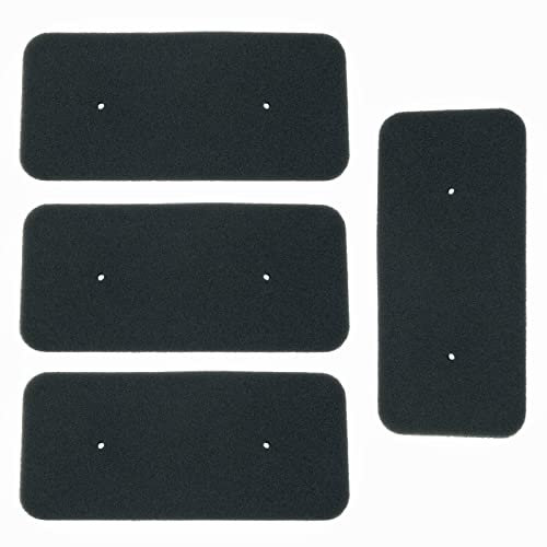 Sparesbarn Lot de 2 filtres d'échangeur de chaleur pour sèche-linge Hoover Candy 40006731 - Filtre à peluches - Filtre en mousse - Pour sèche-linge