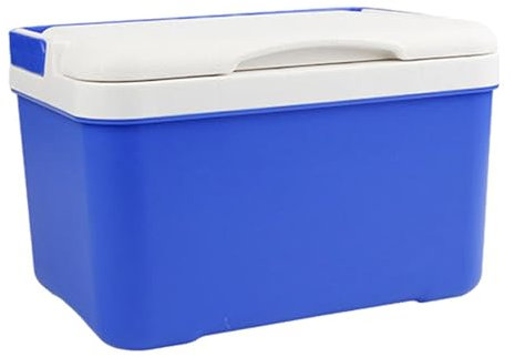 Frigo Box - Frigo per auto da 6 litri, refrigeratore da spiaggia con isolamento termico | frigorifero da viaggio con congelatore per auto con maniglia, frigorifero per, 29 x 21 x 18,5 c
