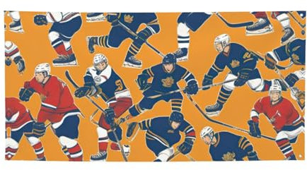 Hockey-Druck Festival Party Banner für Weihnachten, Geburtstag, Halloween, Freunde Versammlungen.