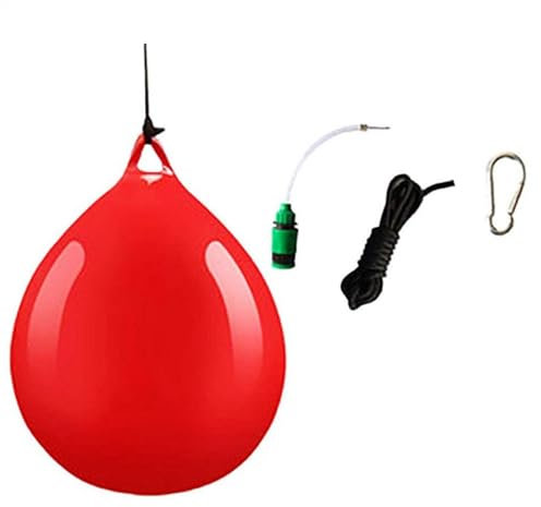 Saco de boxeo de agua con inyector de agua, gancho, eslinga, bola de agua para colgar en el hogar, bolas de ventilación de velocidad para adultos y niños