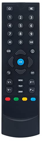 Replacement TV Remote Control Compatible With Manhattan T1 Freeview HD Receiver, SX Freesat HD Remote Controller