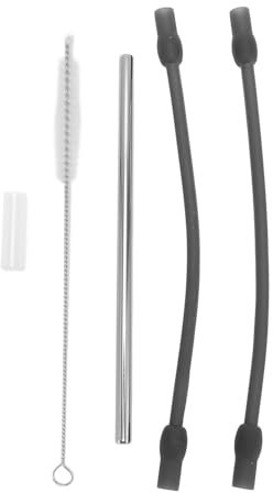 Coffee Machine Milk Frother Hose Set, Food Grade Silicone Milk Tube Kit for Coffee Making, Compatible with Automatic Coffee Machines, Creates Creamy Milk Foam Easily (A)