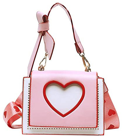 SAFIGLE 1pezzi Borsa Tote Elegante Regolabile Rosa Borsa Per Donna Perfetta Per Lavoro Studio
