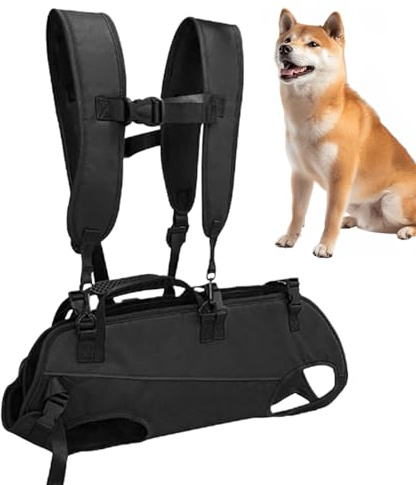 Renopfect Hundetrage,Verstellbares Tragegeschirr Für Hunde - Hunde Rucksack Für Motorradreisen Gehbehinderte Fellpflege Treppen Tierarztbesuche Rettungseinsätze
