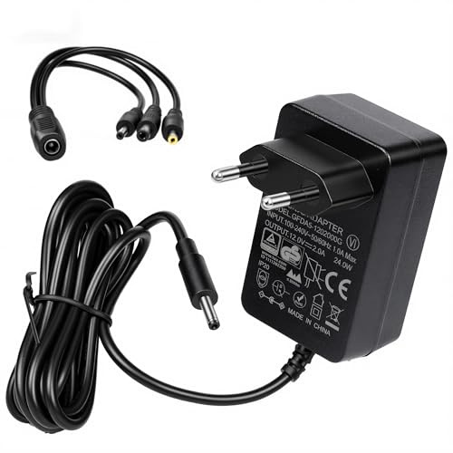 Carbosing 12 V 2 A 24 W Netzadapter Ladegerät kompatibel mit Danew DBook 157/174 / 141 Silver / 131 Silver / 131 Grau Anthrazit Laptop Power Supply Trafo