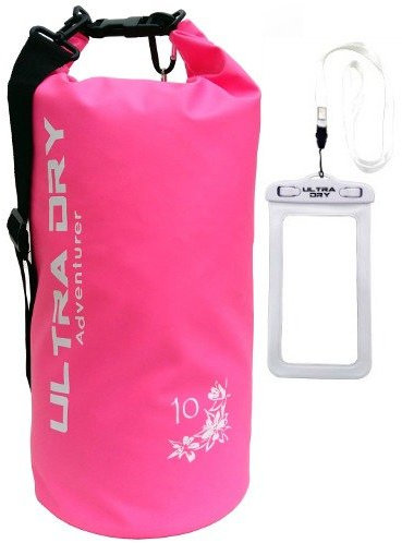 Dry Bag, wasserdichte Tasche, Rucksack, Sack mit Handy-Trockentasche und langem, verstellbarem Schultergurt, ideal für Kajakfahren/Bootfahren/Kanufahren/Rafting/Schwimmen