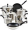 Farberware 50049 Classic Stainless Steel Cookware Pots and Pans Set