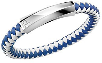 Calvin Klein Damenarmband B-Let Bewilder SST/Lea Blu/Wht KJ2BLB09020M