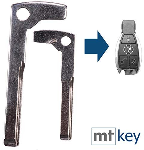 Auto Schlüssel Rohling Notschlüssel für Mercedes Benz z.B. W212 W207 Smart Key Blade