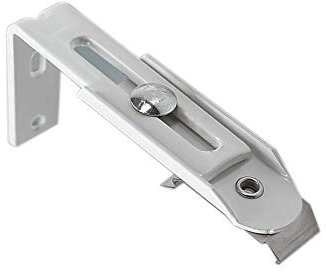 6 Stück Lamellenvorhang Wandwinkel Länge 65-100 mm Vertikaljalousie Wandträger Winkel Metall für Wandmontage - UNIVERSAL