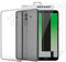 NOVAGO Compatible avec Huawei Mate 10 Pro - Pack 2 en 1 Coque Gel TPU Souple Transparente et résistante+ 2 Films vitre en Verre trempé