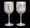 Moet & Chandon Ice Imperiale Champagne Oro Bianco Lettering Calici Acrilico