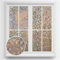 rabbitgoo Pellicola per Vetri Finestre 44.5x200cm, Pellicola Privacy Finestre 3D Arcobaleno Decorativa, Anti-UV e Controllo del Calore Pellicole Adesive per Casa, Cucina e Ufficio, Marrone Grigiastro