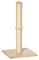 PawHut Kratzstamm für Katzen Kratzsäule aus Sisal Stabiler Kratzbaum Kratz Spielzeug Katze mit Ball 60 cm Spanplatte Sisal Beige+Eiche 34 x 34 x 60 cm