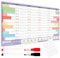 VEYLIN 2025 Wall Planner, Calendar 2025 Wall Calendar Yearly Wall Planner 2025 With Stickers A1 Large 85cm X 58cm