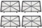 deawater Lot de 4 cartouches de filtre à ressort 9991433 -R4 pour Dolphin M500, M200, M400, Wave 90, ve 65, Oasis Z5, Sigma, C3, C4 Nautilus Plus, Nautilus CC Plus Robotique