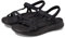 Skechers, GO WALK FLEX SANDALO SUBLIME Donna, Tessuto nero, 38 EU