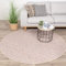 FRAAI | Home & Living Wollteppich Rund - Feline Pastell - Wolle - Flachgewebe - Einfarbig - Modern, Skandinavisch - Wohnzimmer, Esszimmer, Schlafzimmer - Carpet